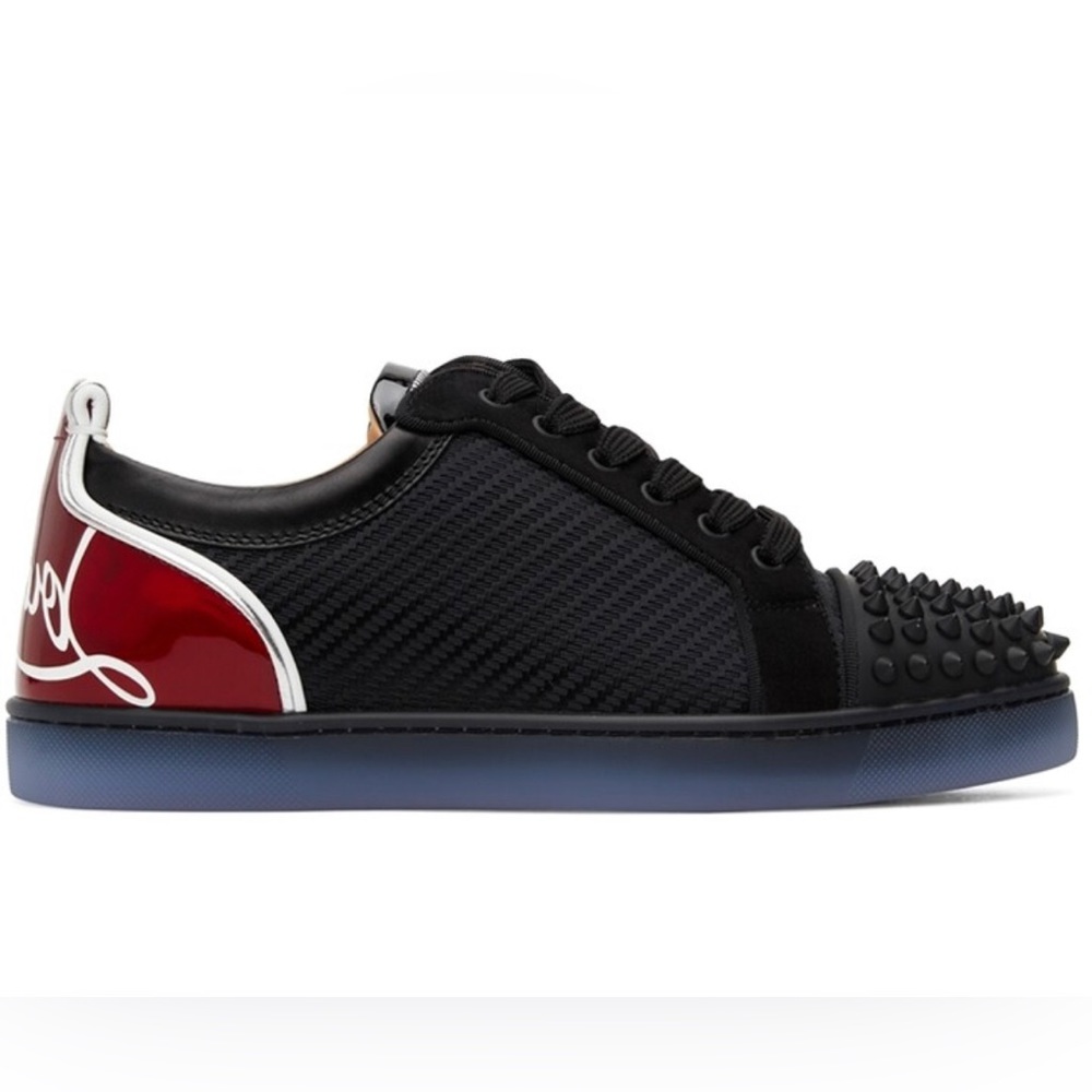 Christian Louboutin black Fun Louis Junior Soike sneakers. Worn 1x - Picture 5 of 5